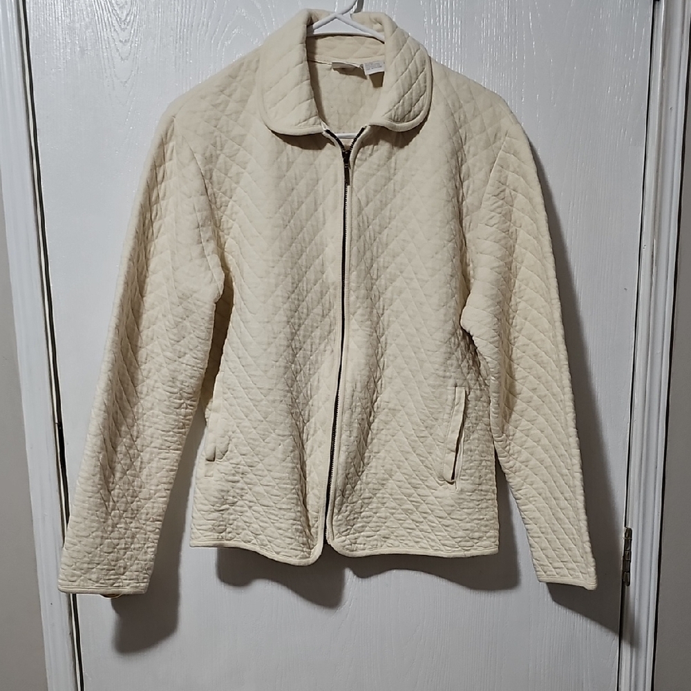 Cherokee Women's Cream Teddy Jacket